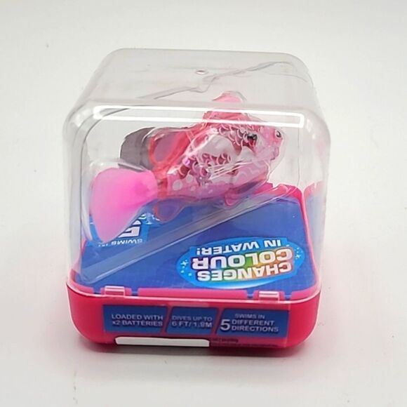 Zuru Pink Robo Fish, Color Changing, Water Activated Swim in 5 Directions,NWOT - Picture 3 of 6